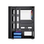 Case computer desktop ATX GEMBIRD Fornax 2500 ARGB Nero Multicolore