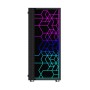 Case computer desktop ATX GEMBIRD Fornax 2500 ARGB Nero Multicolore