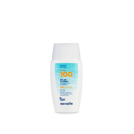 Latte Solare Fluido Sensilis Fluid 100 SPF 50+ 40 ml Protettore contro le Allergie Solari