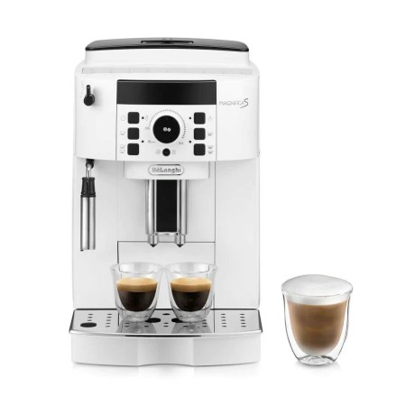 Caffettiera superautomatica DeLonghi ECAM 21.117 W Bianco 1450 W 15 bar 2 Tazze 1,8 L