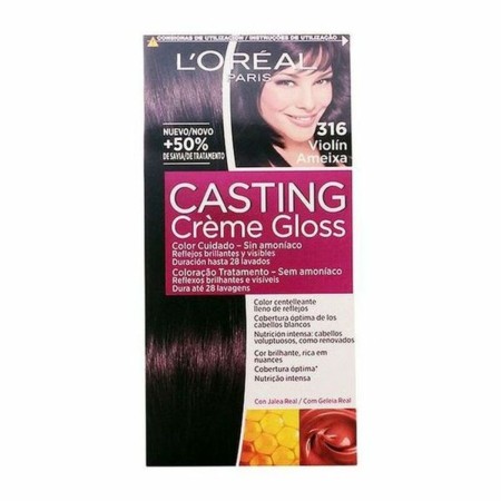 Tintura Senza Ammoniaca Casting Creme Gloss L'Oreal Make Up Casting Creme Gloss Violino Intenso 180 ml