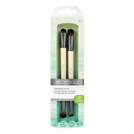 Set di Pennelli per il Trucco Eye Enhancing Ecotools 1217 (2 pcs) 2 Pezzi