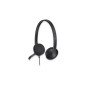 Auricolari con Microfono Logitech 981-000475 USB 1,8 m Nero