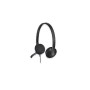 Auricolari con Microfono Logitech 981-000475 USB 1,8 m Nero