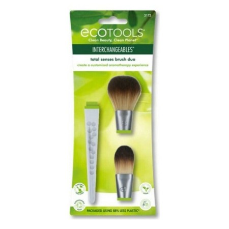 Pennello da Trucco Total Sense Ecotools Total Senses Brush Duo 3 Pezzi