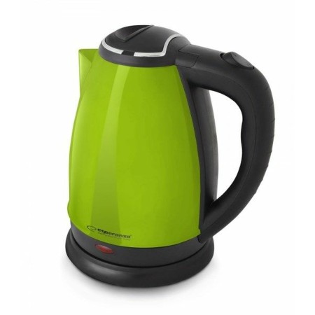 Bollitore Esperanza EKK113G Nero Verde plástico,acero inoxidable 1800 W 1,8 L