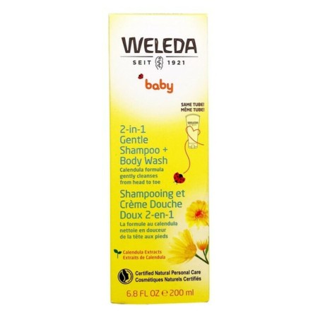 Gel e Shampoo 2 in 1 Baby Weleda Baby 200 ml