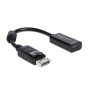 Adattatore DisplayPort con HDMI DELOCK Adaptador DisplayPort  HDMI 13 cm Nero