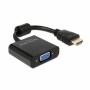 Adattatore HDMI con VGA DELOCK 65512 Nero