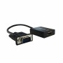 Adattatore VGA con HDMI con Audio approx! APPC25 3,5 mm Micro USB 20 cm 720p/1080i/1080p Nero