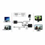 Adattatore VGA con HDMI con Audio approx! APPC25 3,5 mm Micro USB 20 cm 720p/1080i/1080p Nero