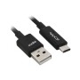 Cavo USB A 2.0 con USB C APPROX APPC40 1 m Nero