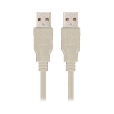 Cavo USB 2.0 NANOCABLE 10.01.0303 Beige (2 m)