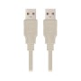 Cavo USB 2.0 NANOCABLE 10.01.0303 Beige (2 m)