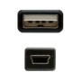 Cavo USB con Mini USB NANOCABLE 10.01.0401 Nero (1 m)