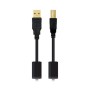 Cavo USB 2.0 A con USB B NANOCABLE 10.01.120 Nero