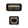 Cavo USB 2.0 A con USB B NANOCABLE 10.01.120 Nero