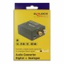 Convertitore Audio DELOCK Toslink - RCA Nero