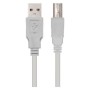 Cavo USB 2.0 NANOCABLE Beige