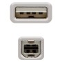 Cavo USB 2.0 NANOCABLE Beige