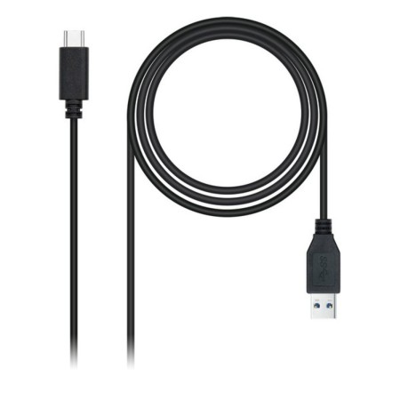 Cavo USB con Mini USB NANOCABLE 10.01.4000 (0,5M) Nero