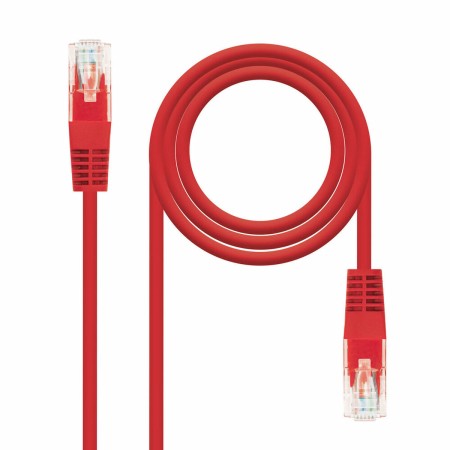 Cavo di Rete Rigido UTP Categoria 6 NANOCABLE 10.20.0400-L25-R Rosso 25 cm