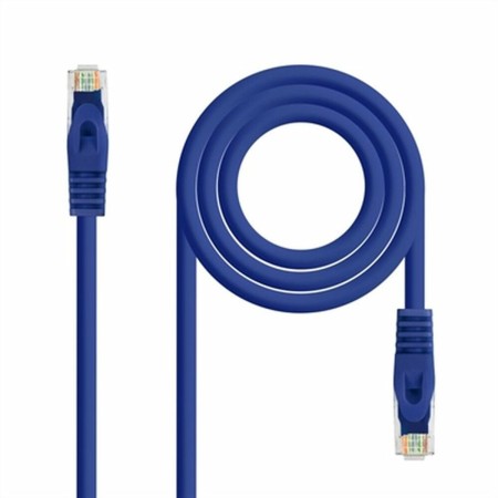 Cavo di Rete Rigido UTP Categoria 6 NANOCABLE 10.20.1800-L25-BL Azzurro 25 cm