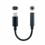 Adattatore USB C con Jack 3.5 mm NANOCABLE 10.24.1205 Nero