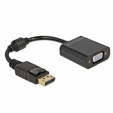 Adattatore DisplayPort con VGA DELOCK 61006 Nero