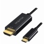 Cavo USB C con HDMI approx! APPC52 Nero Ultra HD 4K