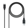 Cavo USB A con USB C NANOCABLE 10.01.4002 2 m Nero