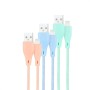 Cavo USB a Lightning NANOCABLE 10.10.0401-CO1 1 m Rete Azzurro Verde Rosa