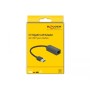 Adattatore USB con Rete RJ45 DELOCK 66646 2,5 Gigabit Ethernet Nero