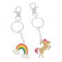 Portachiavi Inca Unicorno Arcobaleno (2 pcs)