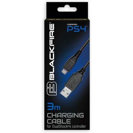 Cavo da USB a micro USB Blackfire PS4 Nero