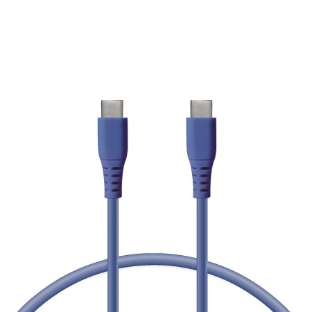 Cavo di Dati/Ricarica con USB KSIX Azzurro 1 m