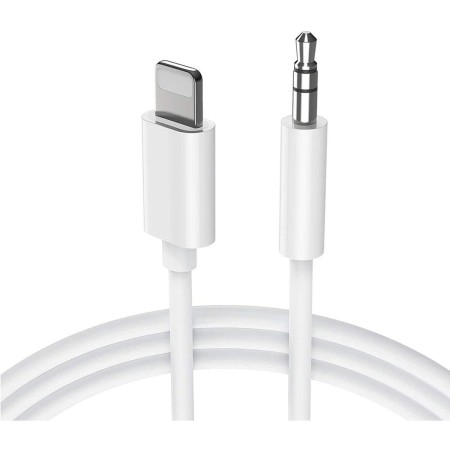 Cavo da Audio Jack a Lightning SHIXO01 Bianco 1 m (Ricondizionati A)