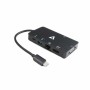 Adattatore USB C con HDMI V7 V7UC-2HDMI-BLK    Nero