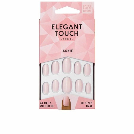 Unghie Finte Elegant Touch Polished Colour Jackie 24 Pezzi (24 uds)