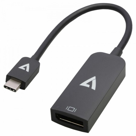 Adattatore USB C con DisplayPort V7 V7USBCDP14 8K Ultra HD Nero