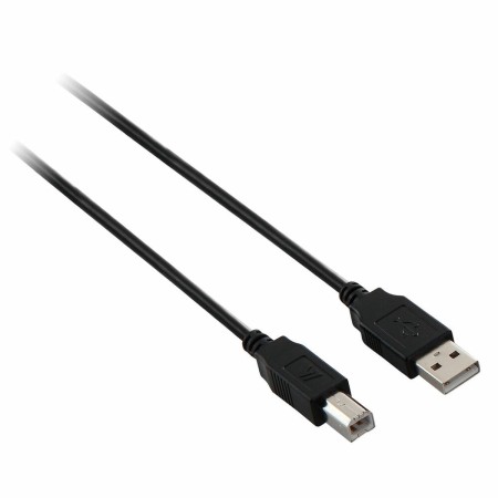 Cavo USB A con USB B V7 V7E2USB2AB-1.8M   Nero