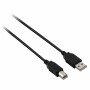 Cavo USB A con USB B V7 V7E2USB2AB-1.8M   Nero