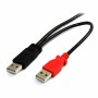 Cavo USB 2.0 A con Mini USB B Startech USB2HABMY6      Rosso Nero