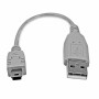 Cavo USB 2.0 A con Mini USB B Startech USB2HABM6IN     Grigio