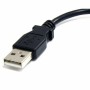 Cavo da USB a Micro USB Startech UUSBHAUB6IN     Nero