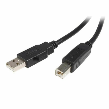 Cavo USB A con USB B Startech USB2HAB5M      Nero