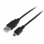 Cavo USB A con USB B Startech USB2HABM1M      Nero