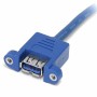 Cavo USB Startech USB3SPNLAFHD     IDC USB A Azzurro