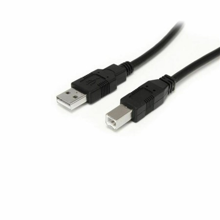 Cavo USB A con USB B Startech USB2HAB30AC     Nero