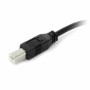 Cavo USB A con USB B Startech USB2HAB30AC     Nero